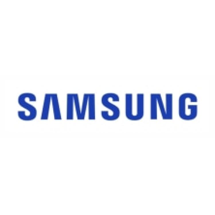 A Samsung logo on a white background showcasing the best deals and promotions available with the brand.