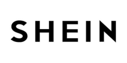 The shein logo on a white background.