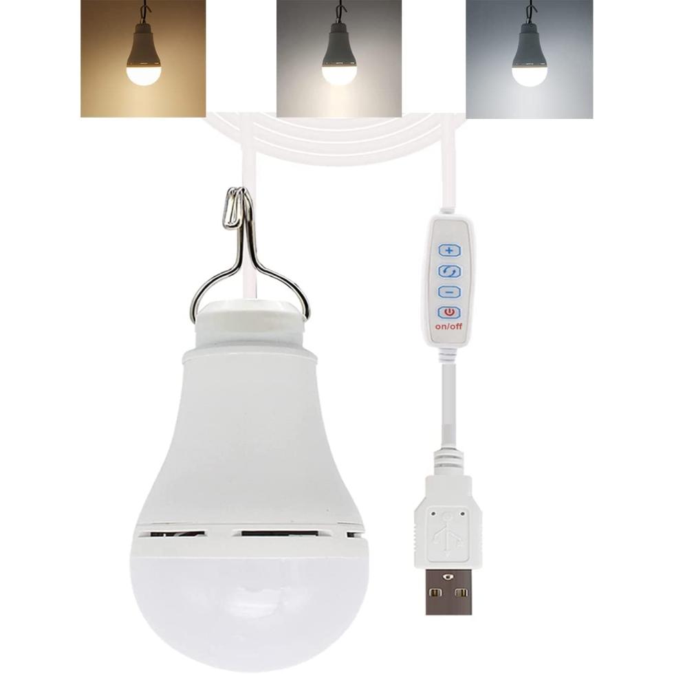 51v XW8jjOL. AC SL1500  750x980 - 40% off Oirtmiu USB Light Bulb Camping Light Bulbs Dimmable 3 Color 10 Level Brightness