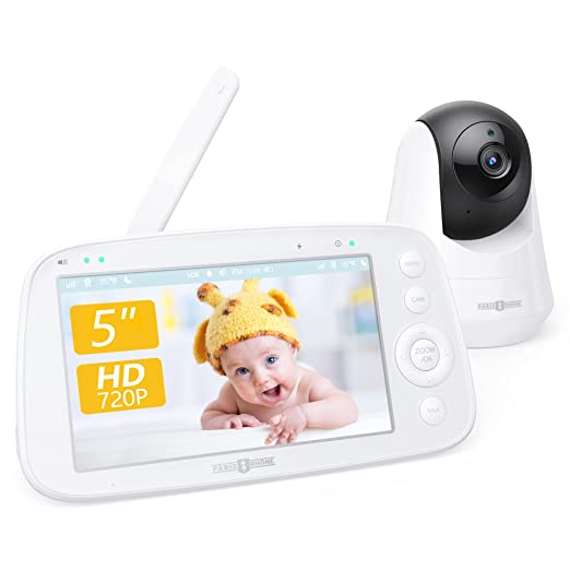 03 ultrasonic ionic skin scrubber - $55 OFF PARIS RHÔNE 5\" HD Display Video Baby Monitor with Camera and Audio