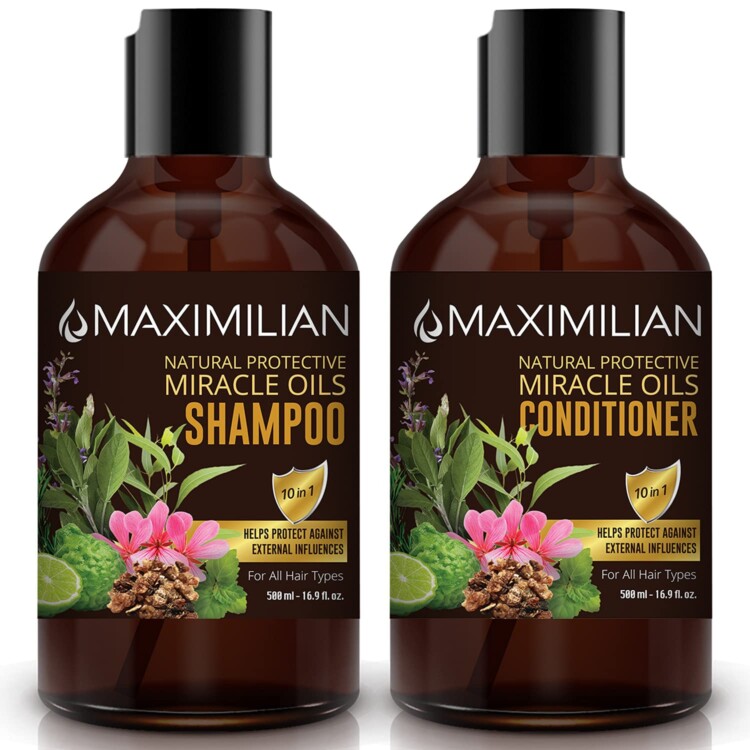7176VFrHkZL. SL1500  750x750 - 60% off MAXIMILIAN All Natural Shampoo Deep Cleansing Natural Shampoo and Conditioner Set