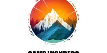 The logo for camp wonders.