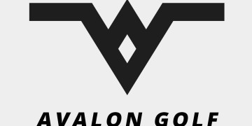 Avalon golf logo on a white background.