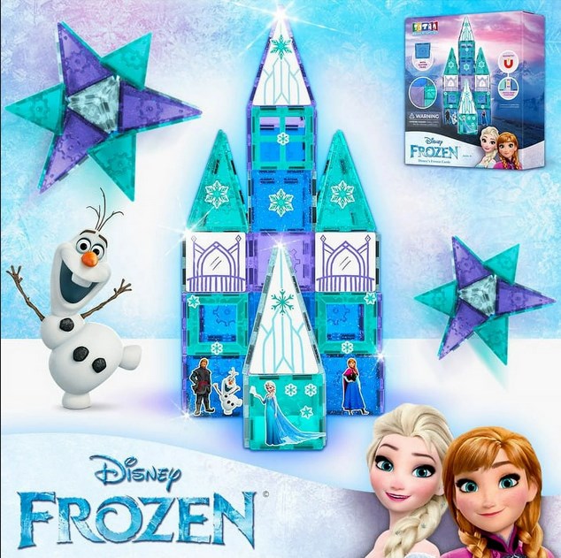Disney frozen building set with elsa and anna.