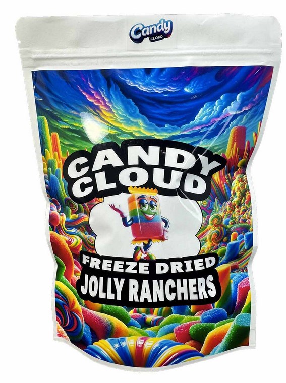 Candy cloud freeze dry jolly ranchers.