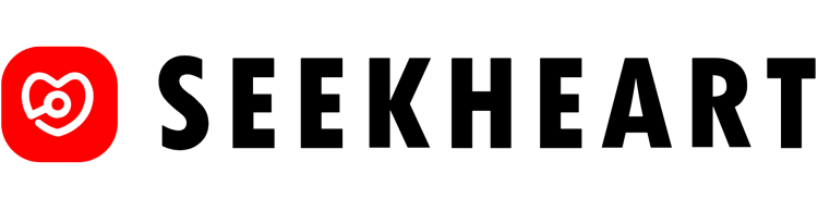 Seekheart logo on a white background.