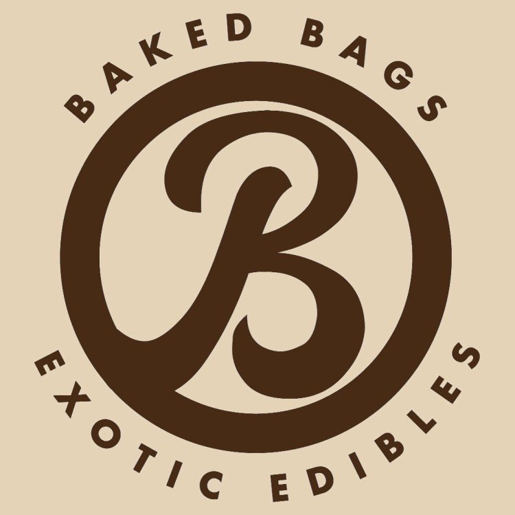Baked bags exotic edibles logo.