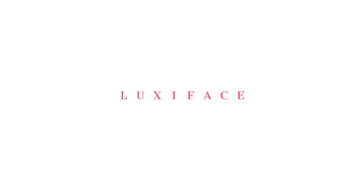 The logo for luxiface on a white background.