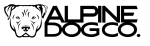 Alpine dog co logo.