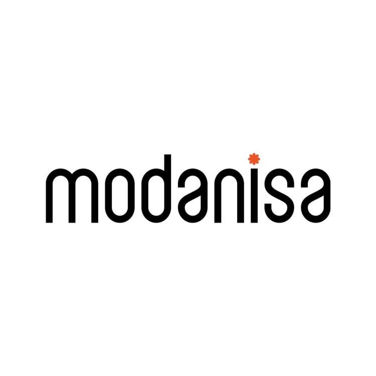 The logo for modanisa on a white background.