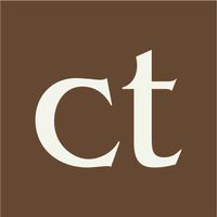 Logo featuring the letters 'ct' in white on a brown background with a minimalist design.
